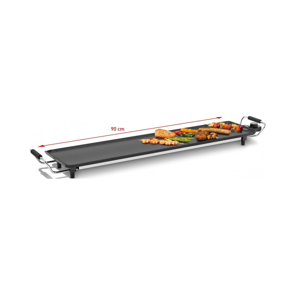 Grătar electric Teppanyaki, 1800W, 90x22 cm