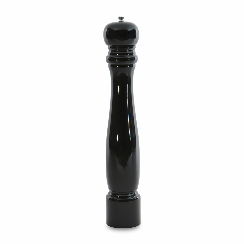Râșniță piper, 42 cm, Ceramică, Lemn, Negru
